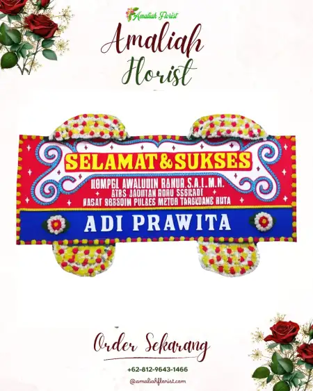 Papan Bunga Ucapan Selamat Sumbarang